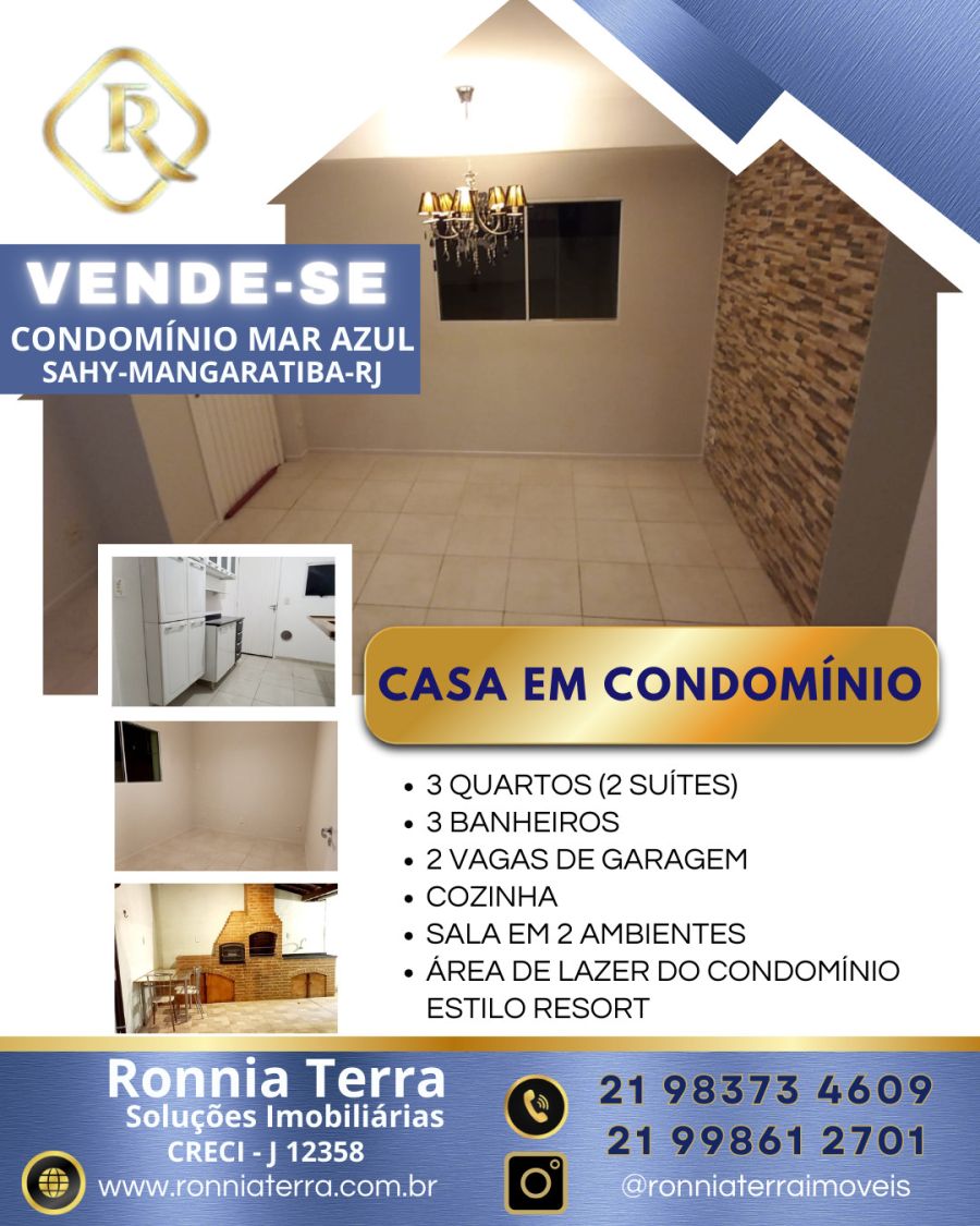 Casa em Condomínio - Venda - Sahy - Mangaratiba - RJ