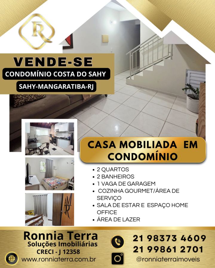 Casa em Condomínio - Venda - Sahy - Mangaratiba - RJ