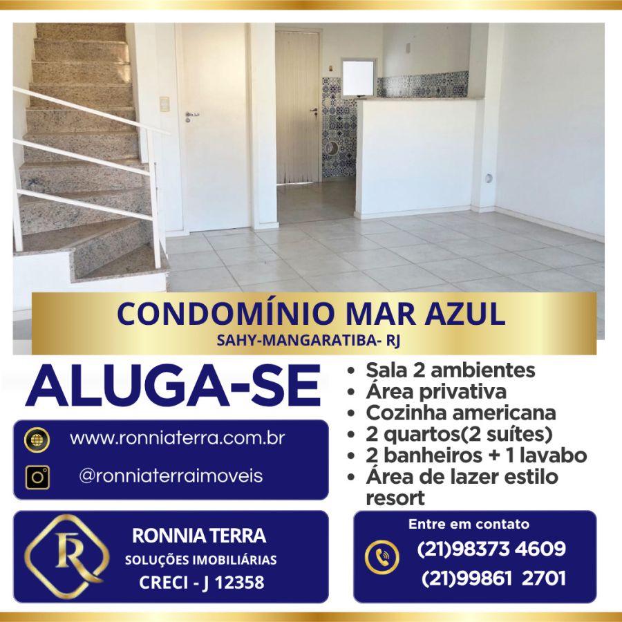Casa em Condomínio - Aluguel - Sahy - Mangaratiba - RJ